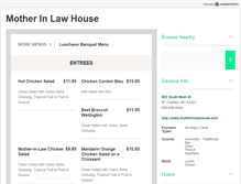 Tablet Screenshot of motherinlawhouse.com